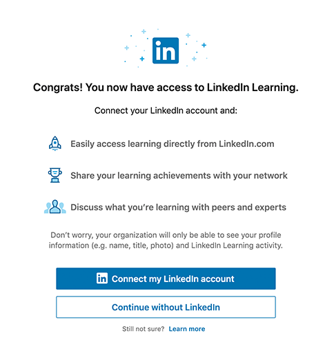 How do I log in to LinkedIn Learning?